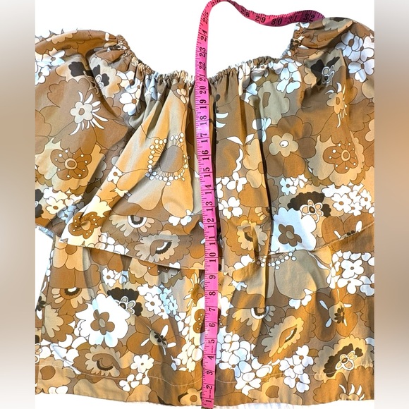 Chloé RTW Spring 2017 Floral Ruffle One Shoulder in Sz 6 (S) - Picture 8 of 12